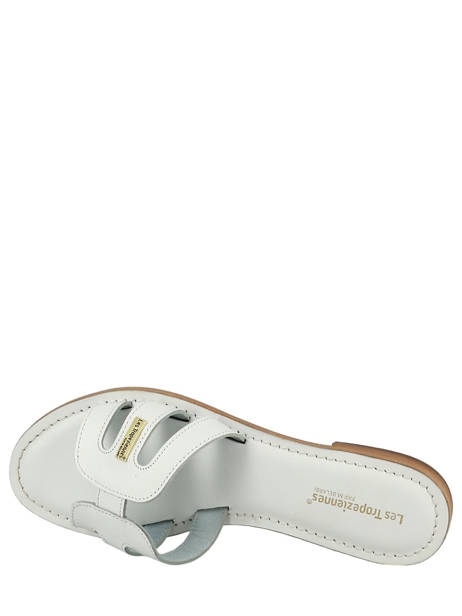 Slippers Damia Uit Leder Les tropeziennes Wit women DAMIA ander zicht 4