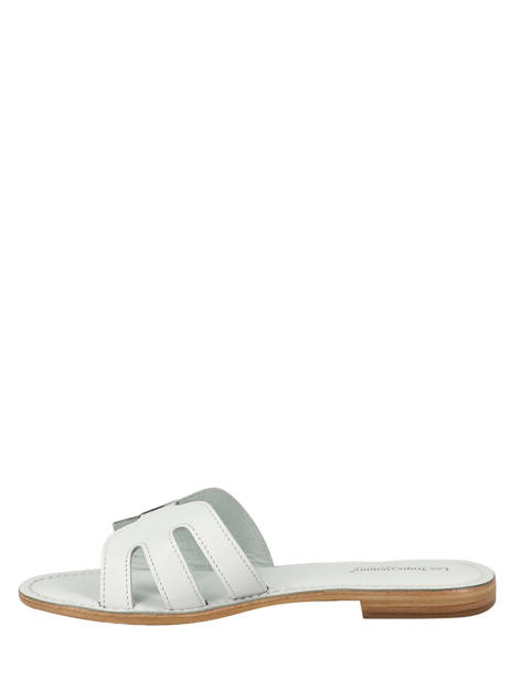 Slippers Damia Uit Leder Les tropeziennes Wit women DAMIA ander zicht 2