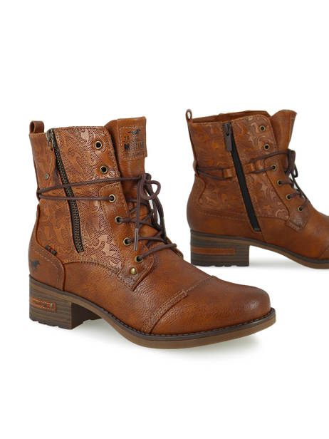 Enkellaarsjes Mustang Bruin women 1229508 ander zicht 2