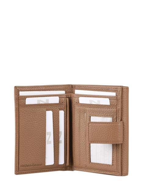 Portefeuille Original N 2 Compartimenten Leder Nathan baume Bruin original n 413N ander zicht 1
