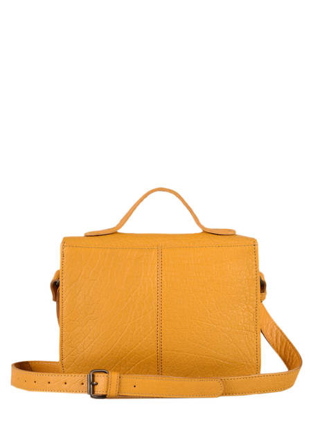 Cross Body Tas Mlle George Argento Leder Paul marius Geel argento GEORGARG ander zicht 3