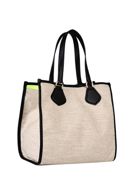 Schoudertas Cabas D'été Jute En Leder Lancel Beige cabas d'ete A10749 ander zicht 3