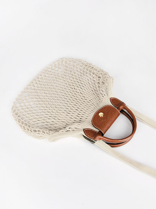 Longchamp Le pliage filet Schoudertas Beige
