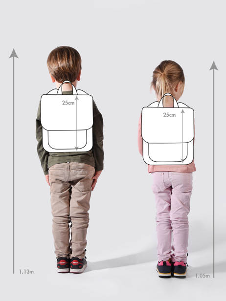 Mini Rugzak Affenzahn Oranje small friends AFZ-FAS4 ander zicht 1