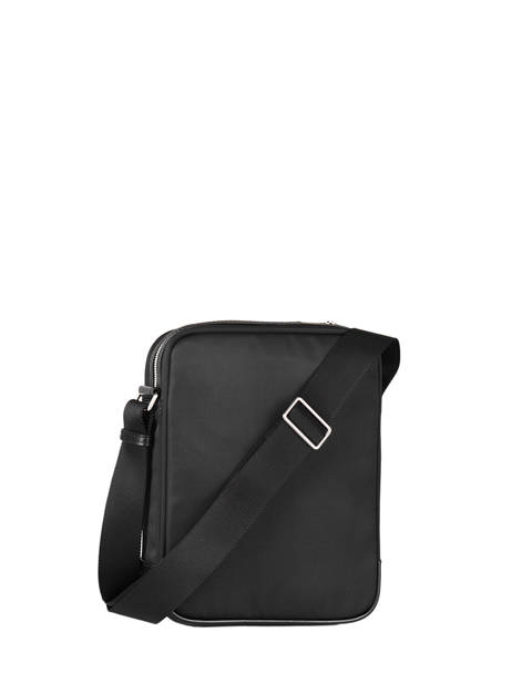 Cross Body Tas M Gaspard Leder En Nylon Le tanneur Zwart gaspard TGAS2210 ander zicht 4
