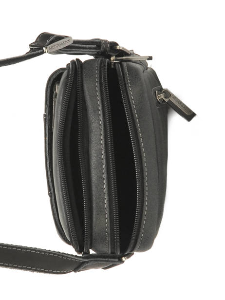 Cross Body Tas Joseph Leder Arthur & aston Zwart marco 7 ander zicht 2