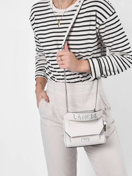 Handtas S Ninon Leder Lancel Beige ninon A09221 ander zicht 1