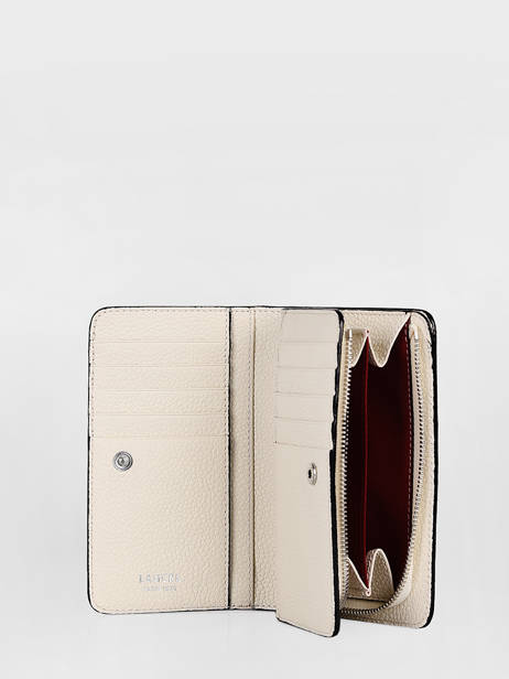 Portefeuille Met Rits Ninon Leder Lancel Beige ninon A11123 ander zicht 1