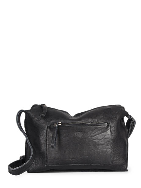 Cross Body Tas Natural Leder Biba Zwart natural SYL2L