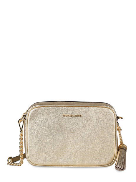 Cross Body Tas Ginny Leder Michael kors Groen jet set F7MGNM6M ander zicht 1