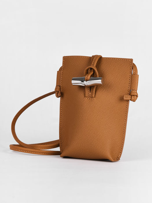 Longchamp Roseau Etui ipod/cd Bruin