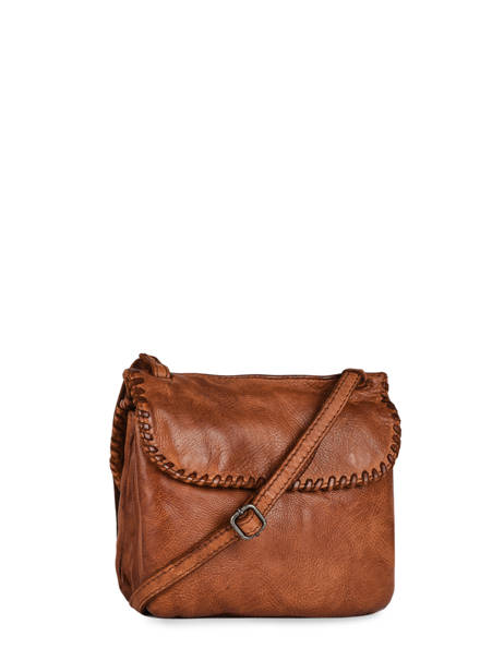 Cross Body Tas Utility Leder Basilic pepper Bruin utility BUTI05 ander zicht 4