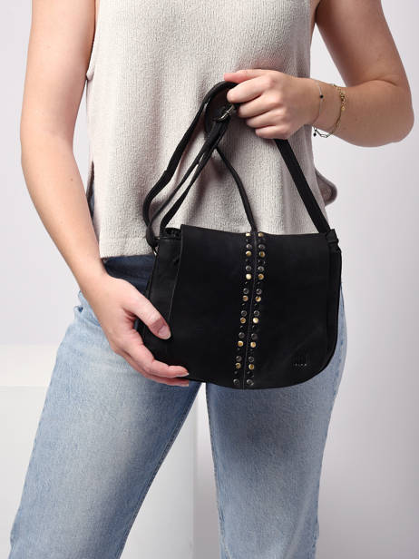 Cross Body Tas Heritage Leder Biba Zwart heritage HAK2L ander zicht 1