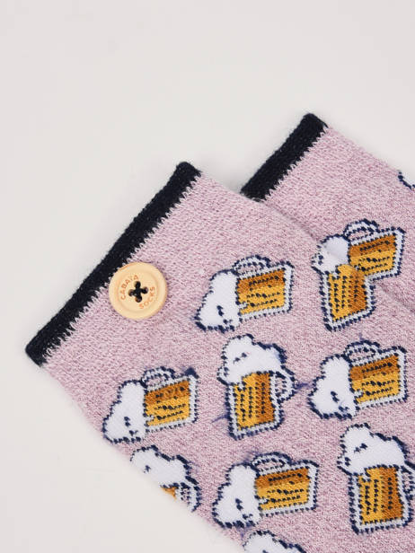 Sokken Cabaia Roze socks FLA ander zicht 3