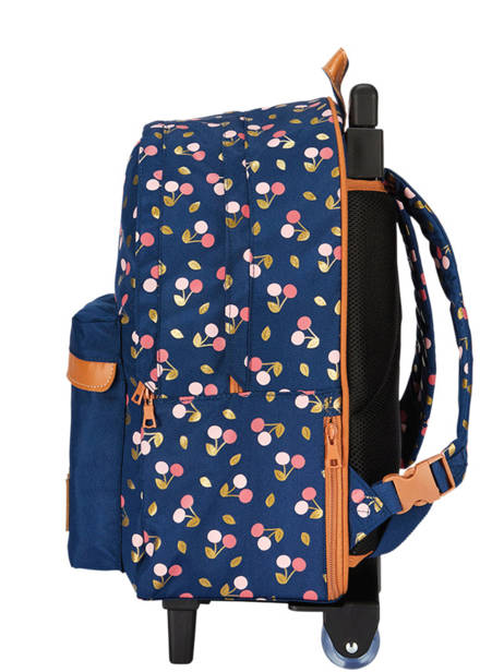 Rugzak Op Wieltjes 2 Compartimenten Tann's Blauw les fantaisies f 73242 ander zicht 2