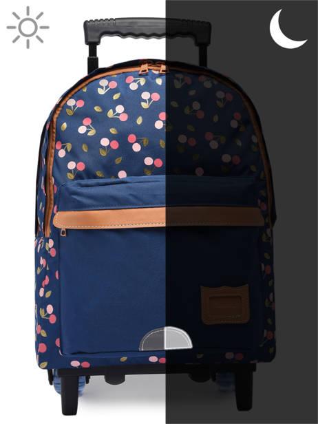Rugzak Op Wieltjes 2 Compartimenten Tann's Blauw les fantaisies f 73242 ander zicht 6