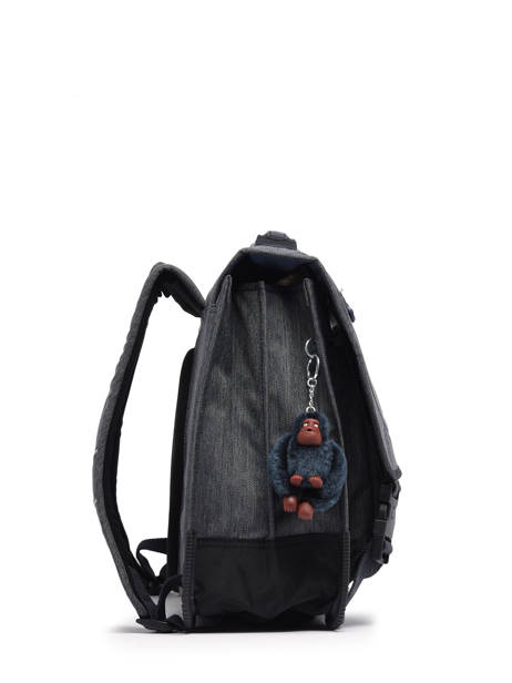 Boekentas 2 Compartimenten Kipling Blauw back to school KI6784 ander zicht 2