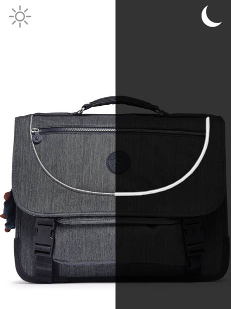 Boekentas 2 Compartimenten Kipling Blauw back to school KI6784 ander zicht 5