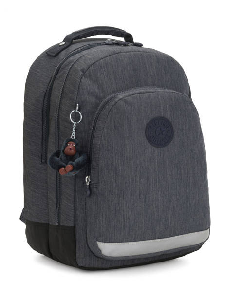 Rugzak 2 Compartimenten Kipling Blauw back to school 23201-28 ander zicht 2