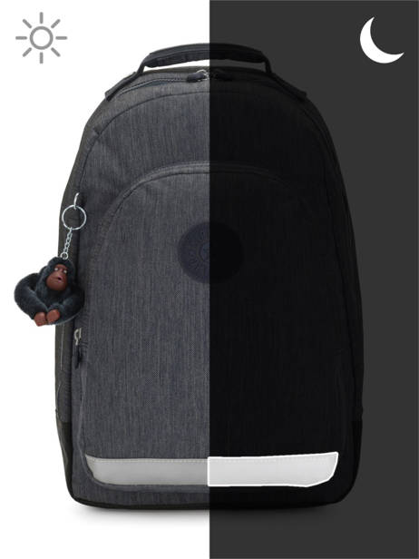 Rugzak 2 Compartimenten Kipling Blauw back to school 23201-28 ander zicht 5
