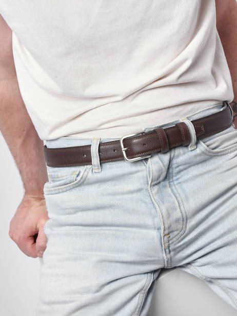 Riem Petit prix cuir Bruin belt 30 ander zicht 1