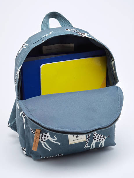 Mini Rugzak Kidzroom Blauw paris stories 2447 ander zicht 7