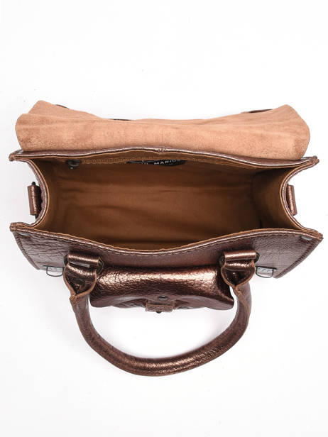 Handtas Vintage Leder Paul marius Bruin vintage S ander zicht 3