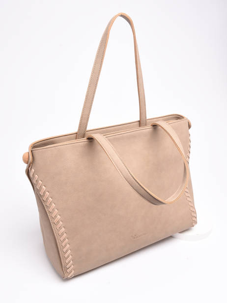Business Schoudertas A4 Formaat Woomen Beige gentiane WGEN82 ander zicht 2