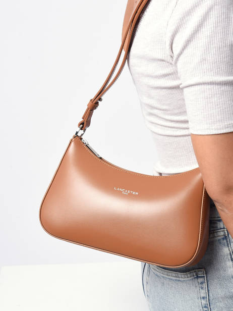 Cross Body Tas Suave Leder Lancaster Beige suave ace 22 ander zicht 1