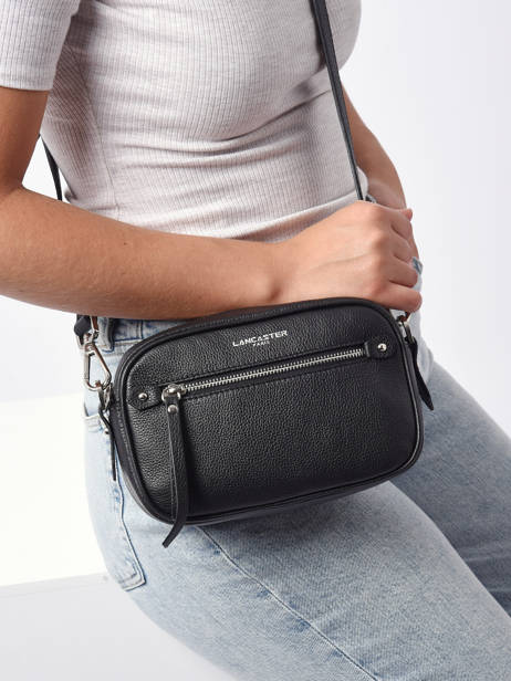 Cross Body Tas Firenze Leder Lancaster Zwart firenze 1 ander zicht 1