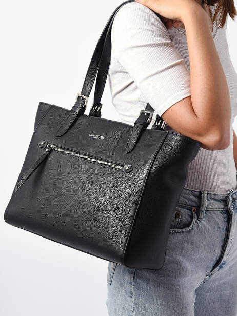 Cross Body Tas Firenze Leder Lancaster Zwart firenze 4 ander zicht 1