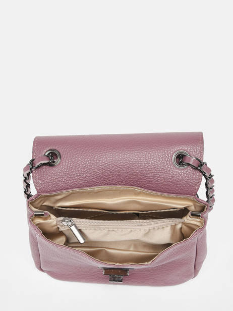 Cross Body Tas Caviar Leder Milano Violet caviar CA21122 ander zicht 3