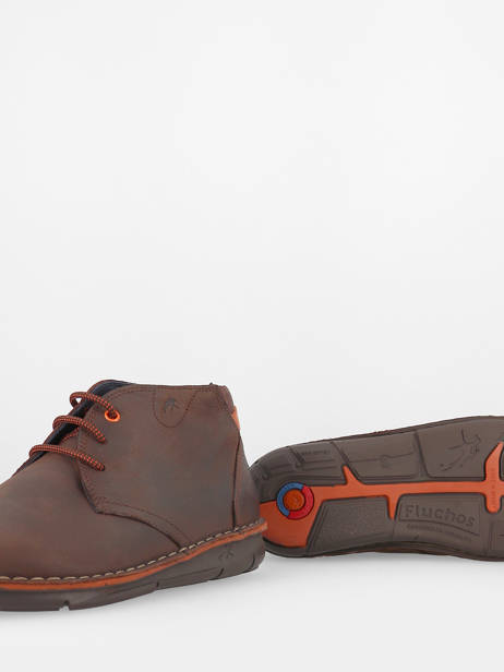 Boots Alfa Uit Leder Fluchos Bruin men F0701 ander zicht 1