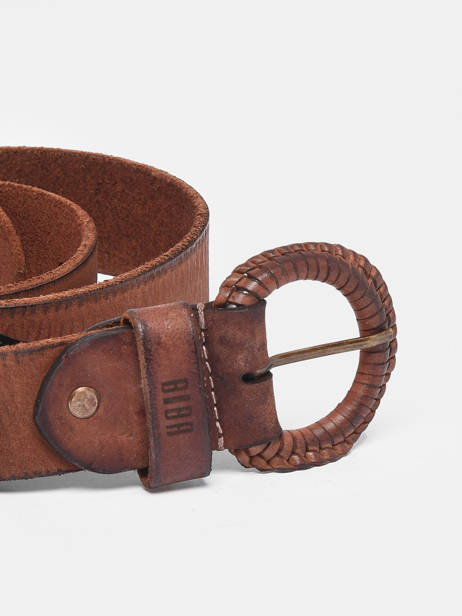 Riem Biba Bruin belt DEL1A ander zicht 2
