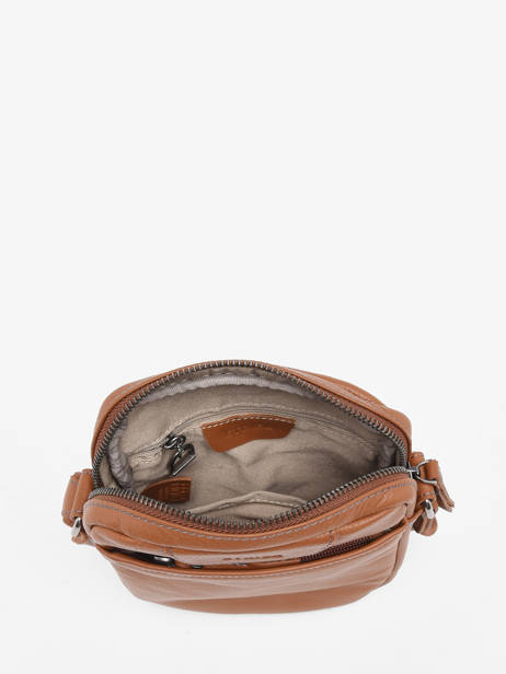 Cross Body Tas S Foulonné Leder Etrier Bruin foulonne EFOU729S ander zicht 2