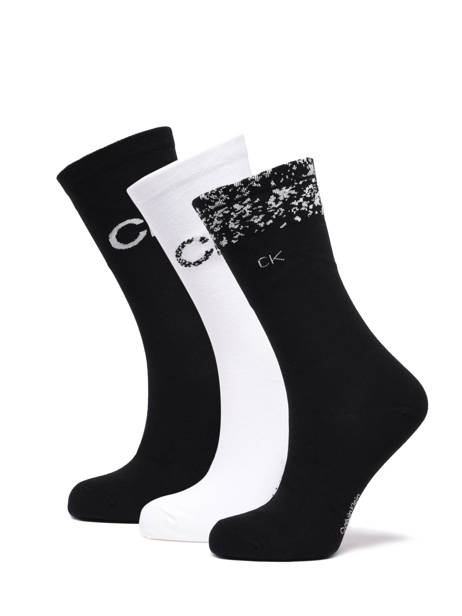 Set Van 3 Paar Sokken Calvin klein jeans Zwart socks women 71219849