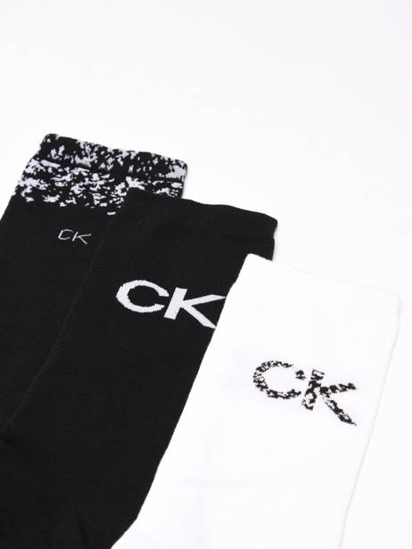 Set Van 3 Paar Sokken Calvin klein jeans Zwart socks women 71219849 ander zicht 2