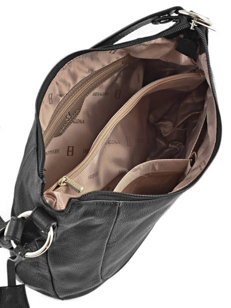 Schoudertas Confort Leder Hexagona Zwart confort 464779 ander zicht 3