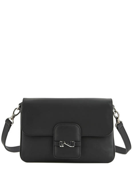 Cross Body Tas Sagan Leder Nathan baume Zwart ines 2