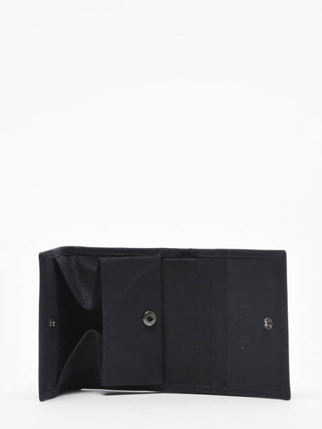 Portemonnee Leder Francinel Zwart bilbao YY65002 ander zicht 1