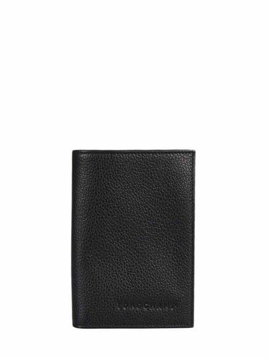 Longchamp Le foulonné Papierhouder Zwart