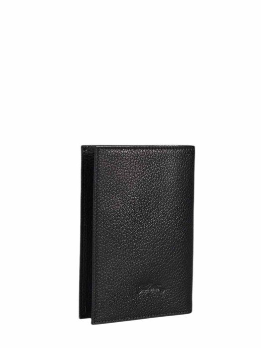 Longchamp Le foulonné Papierhouder Zwart