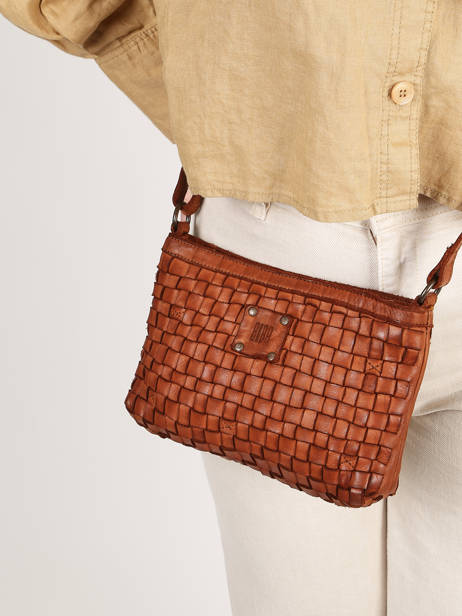 Cross Body Tas Heritage Leder Biba Bruin heritage KA9 ander zicht 1