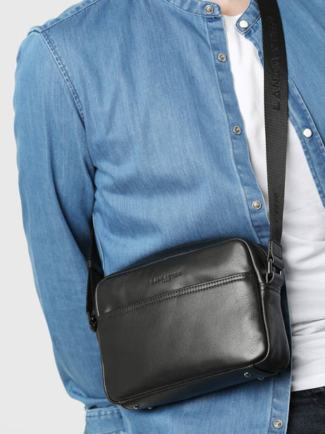 Cross Body Tas Lancaster Zwart soft vintage homme 33 ander zicht 1