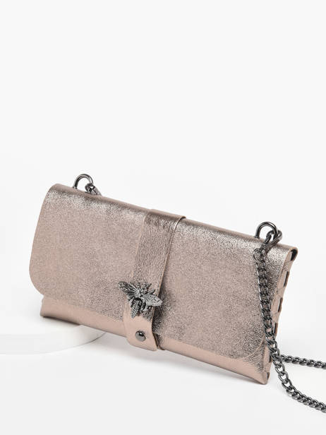 Cross Body Tas Nine Leder Milano Bruin nine NI22111N ander zicht 2