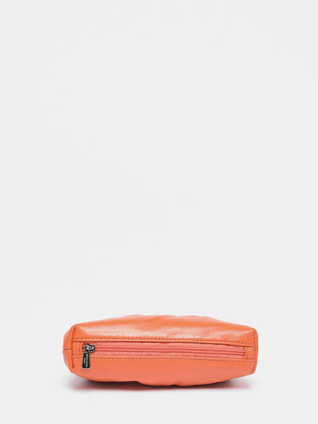 Portemonnee Leder Hexagona Oranje coconut E77271 ander zicht 2