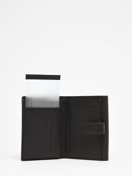 Portefeuille Leder Yves renard Zwart foulonne 29468 ander zicht 2