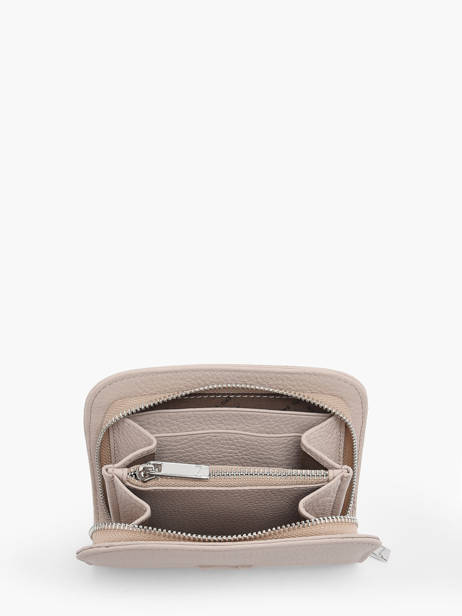 Portefeuille Egée Leder Nathan baume Beige egee 230023N ander zicht 1