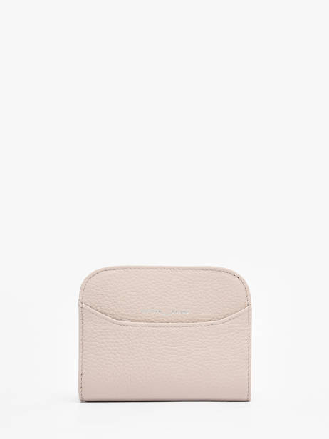 Portefeuille Egée Leder Nathan baume Beige egee 230023N ander zicht 2