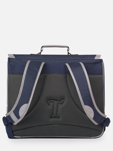 Boekentas 2 Compartimenten Tann's Blauw les fantaisies g 41187 ander zicht 4